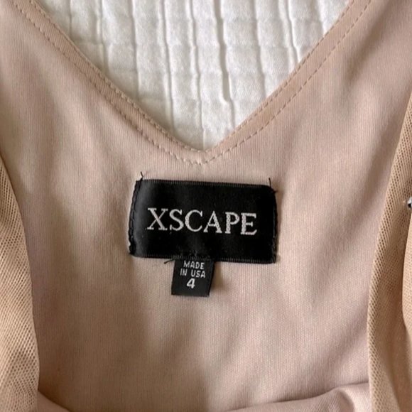 Beaded Dress Nude - Picture 3 of 6